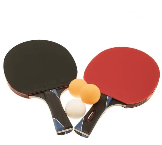 Nordic Games Table Tennis Bat PRO 2 Bats and 3 Balls