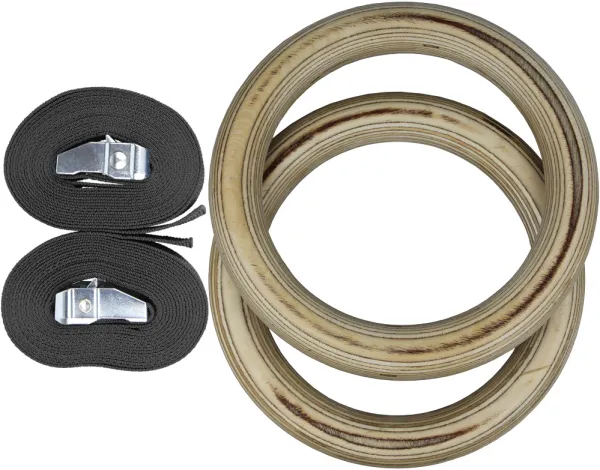 Odin Crossfit Gymnastics Rings Wood 28mm
