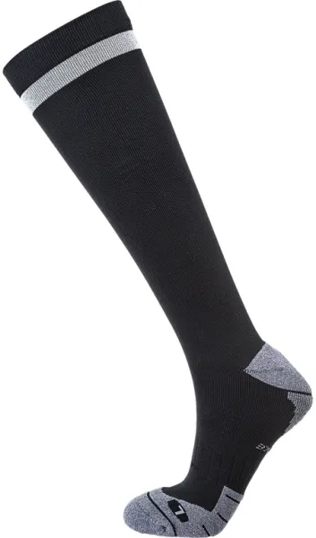 Endurance Torent Reflective Long - Running socks w. compression - Black - Size 35/38