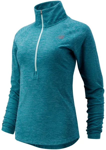 New Balance Sport Spacedye Half Zip Running Shirt Women